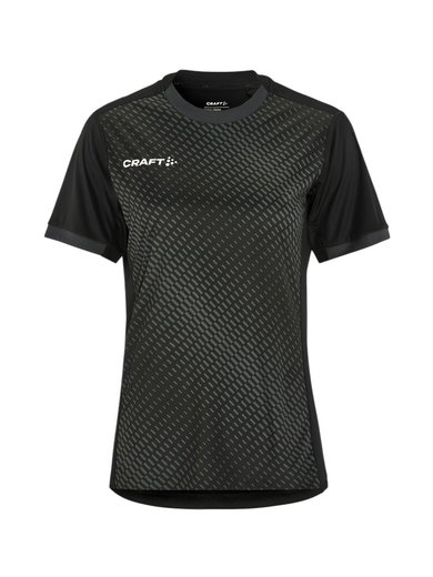 Craft Sport-Shirt Evolve 2.0 Graphic Jersey (strapazierfähig, leicht) schwarz Damen
